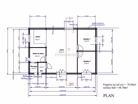 vente terrain 69 m² à bach (46230)  50 000 €