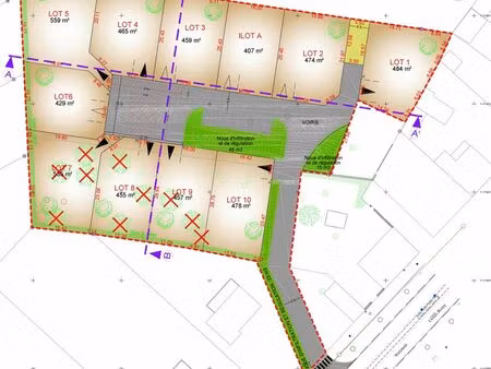 guecelard - terrains à bâtir - prix en baisse