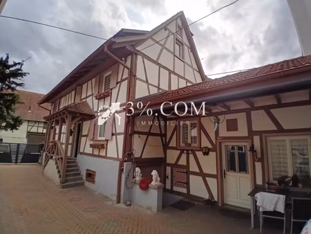 maison alsacienne renovee haut de gamme + vaste grange