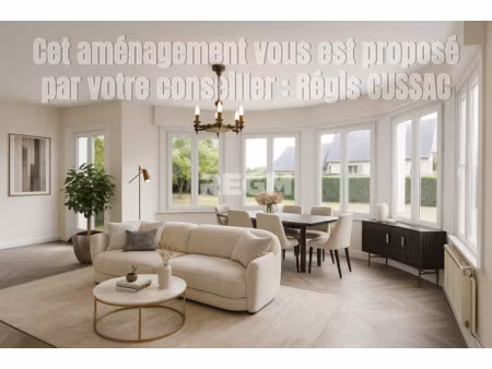 maison plain-pied 4 pièces de 80m2 sur 900m2 de terrain