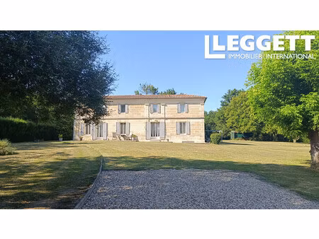 achat maison 7 pièces 210m² le fieu 33230