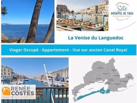 viager occupé - h74 ans - sete (34200)