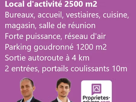 2 km du circuit de magny cours - local d'activite 2.500 m²