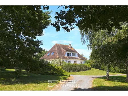 maison familiale avec vue dégagée sur le bocage normand