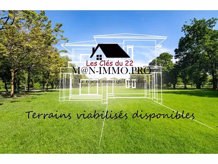 vente terrain à batir à trédrez-locquémeau (22300)  39 312 €