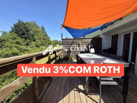 3%com charmant triplex avec 3 chambres - 2 terrasses - garage