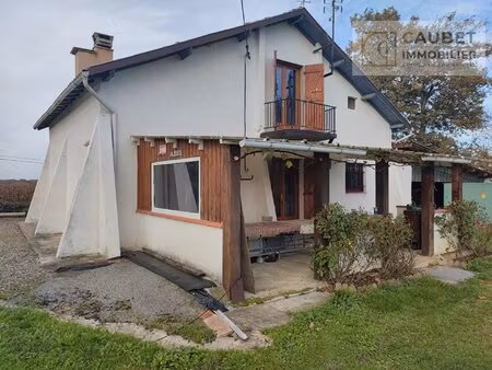 belle maison de 120 m² avec grand terrain clos de 5000 m² au houga (32640)