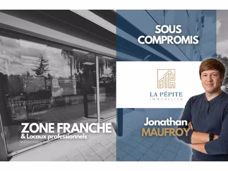 achat local professionnel 90m² maubeuge 59600