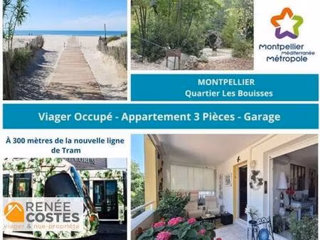 vente en nue propriété - f80-h82 ans - montpellier (34070)