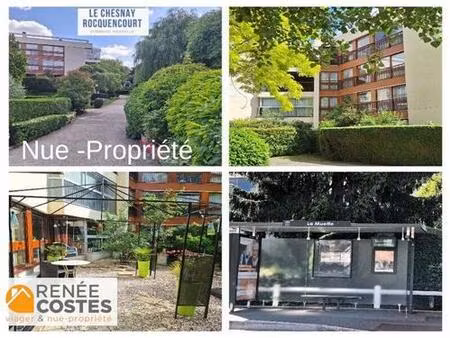 vente en nue propriété - f80 ans - le chesnay (78150)