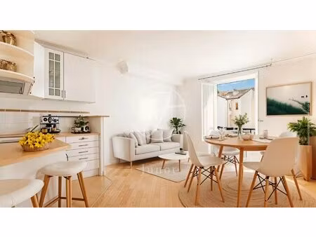 paris 18e - cité du midi - appartement à vendre - 2 pièces - 36 47m² carrez - 1 chambre - 