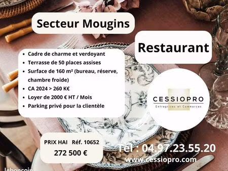 restaurant 160 m² mougins