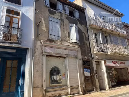 vente locaux professionnels 7 pièces 128 m² à quillan (11500)  33 000 €