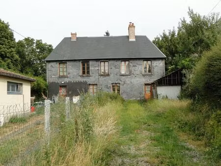 grébault mesnil : maison 175m²  2 logements  sur 1740m² de terrain