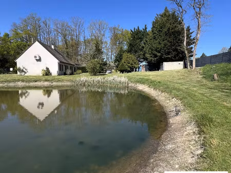 belle rénovation pour cette maison avec plan d'eau