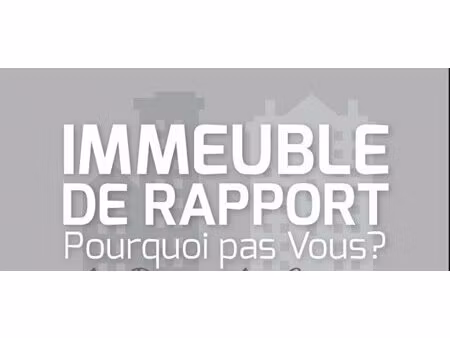 en vente immeuble de rapport 200 m² – 240 000 € |dunkerque