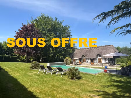 exclusivite ! authentique chaumiere avec piscine !