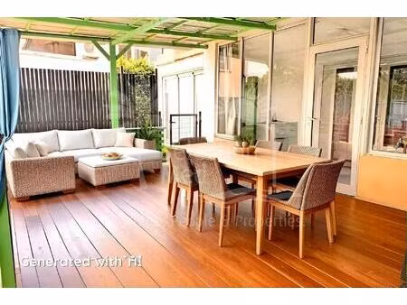 proche plage  bas de villa t3 avec 180 m² de jardin privatif