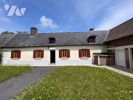 vente maison 6 pièces 124 m² à cahon gouy (80132)  174 630 €