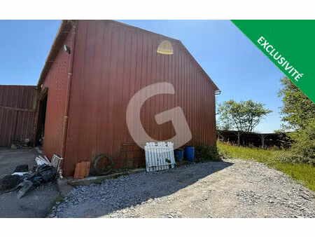 terrain non constructible 1262m² + hangars a vendre nieul le dolent