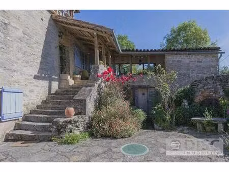 charmante maison en pierre rénovée avec jardin et terrasse.
