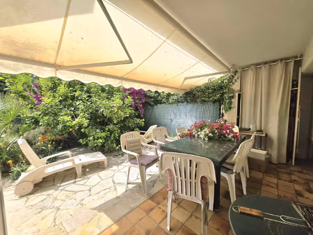 viager occupe 1 tete - port tamaris - t2 en rez de jardin