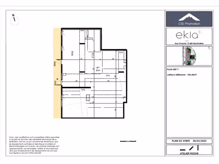 local commercial montmelian 185.45 m2