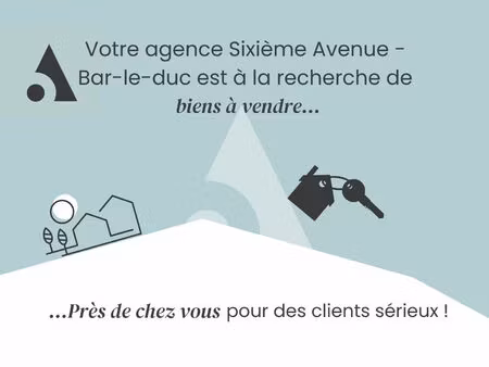 vente maison 6 pièces 1 m² bar-le-duc (55000)