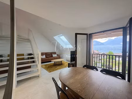 vente appartement 3 pièces 79 m² à sevrier (74320)  469 000 €