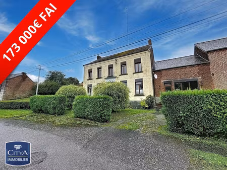 maison à vendre 6 pièces 176.55 m² - obrechies (59) - 173 000€