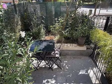 studio meublé avec jardin et local à vélos