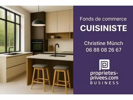 secteur osny - fonds de commerce cuisiniste  emplacement premium