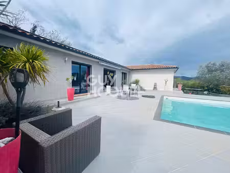 villa exceptionnelle lodève 5 pièce(s) 145 m2 - 2 terrains 1332 et 1066 m²