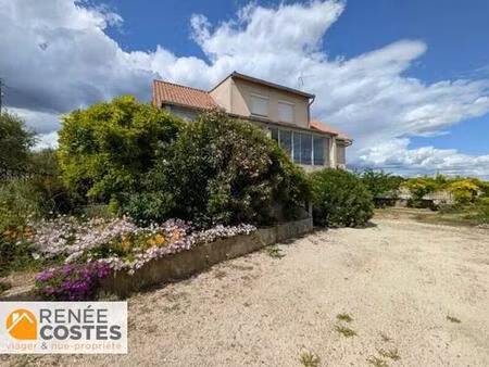 vente en nue propriété - h87 ans - st marcel d ardeche (07700)