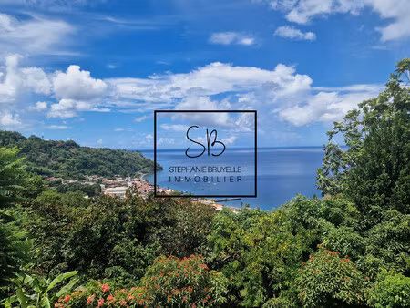 saint pierre : exclusivité villa f4 vue mer + sous-sol entier s