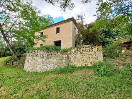 ensemble immobilier :gasconne en pierre + maison ossature bois