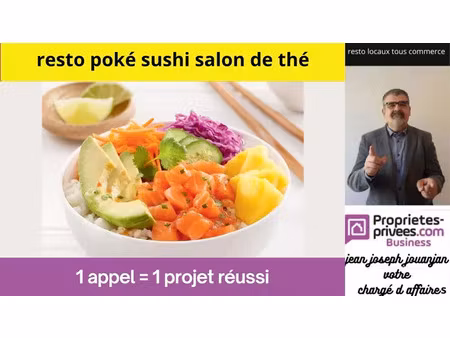 secteur toulouse - restaurant poké  sushi   salon de thé