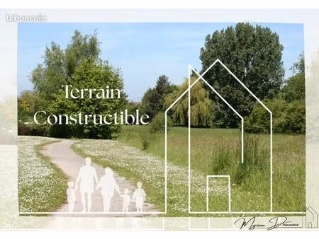 terrain 1 070 m² sevremoine