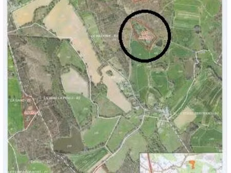 saint pardoux l'ortigier terrain avec étang 12800 m²