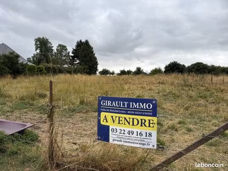 terrain 1329 m² ailly-sur-noye