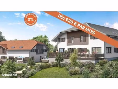 duplex/appartement de 80m² avec jardin + 3 chambres