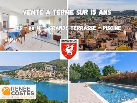 appartement en viager 3 pièces 66 m²