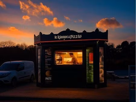 kiosque à pizza
