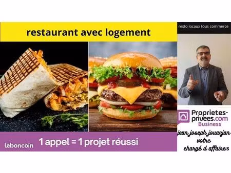 fonds de commerce restaurant  snack 100 m²