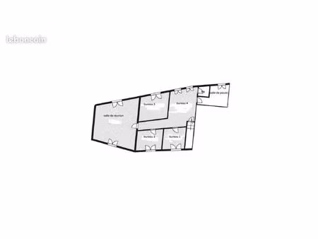 bureaux 95 m² saint aubin epinay