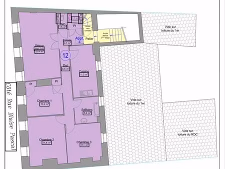 appartement 4 pièces 86 m²