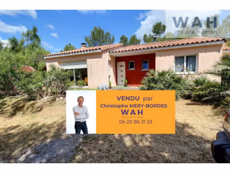 villa 4 pieces + garage sur 1100m2 de terrain - 34160 montau