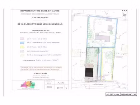 terrain boissise-la-bertrand m² t- à vendre  144 000 €