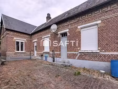 charmante maison ancienne en briques avec beau potentiel