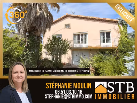 maison individuelle de 147 m2 habitables sur un terrain de 8